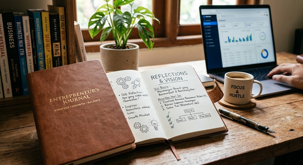 Biar Nggak Gila di Tengah Badai Bisnis: Kenapa Kamu Butuh Jurnal Entrepreneur